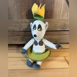 Madagascar 2 Party King Julian Lemur small plush collectible‎